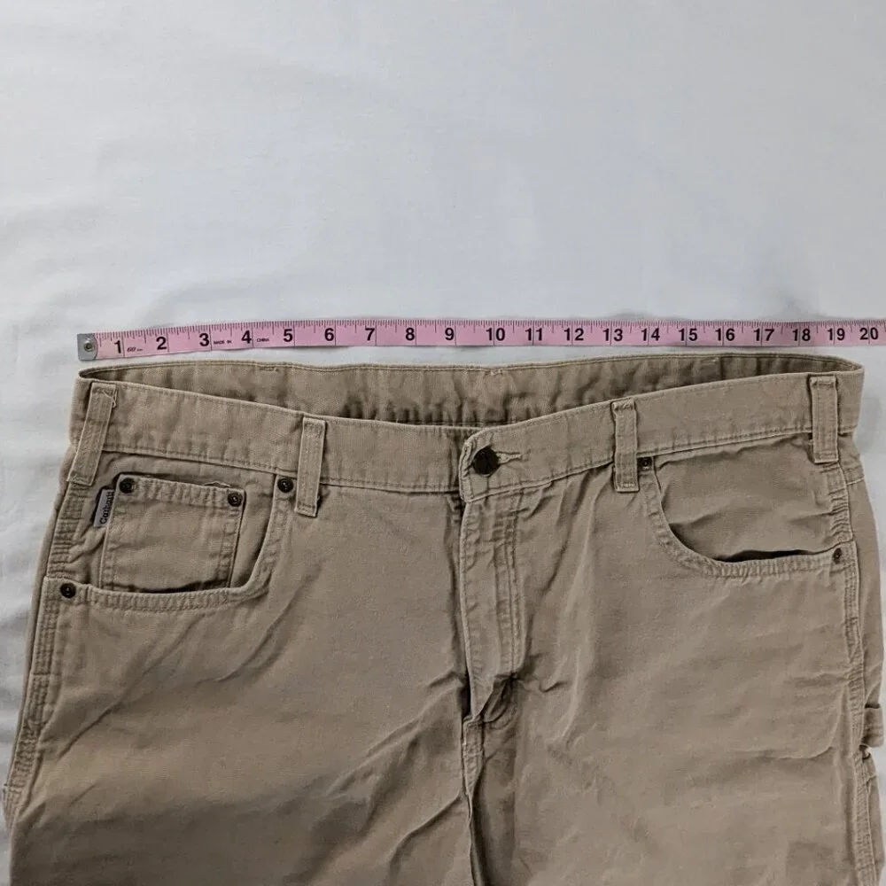 Carhartt Tan Cargo Pocket Utility Shorts Spring Summer Khaki